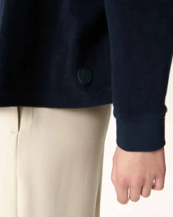 Kleding-JOTT Cardigan Eponge A Manches Longues Marine Pamplona 104 Navy