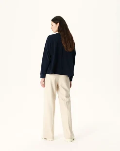 Kleding-JOTT Cardigan Eponge A Manches Longues Marine Pamplona 104 Navy