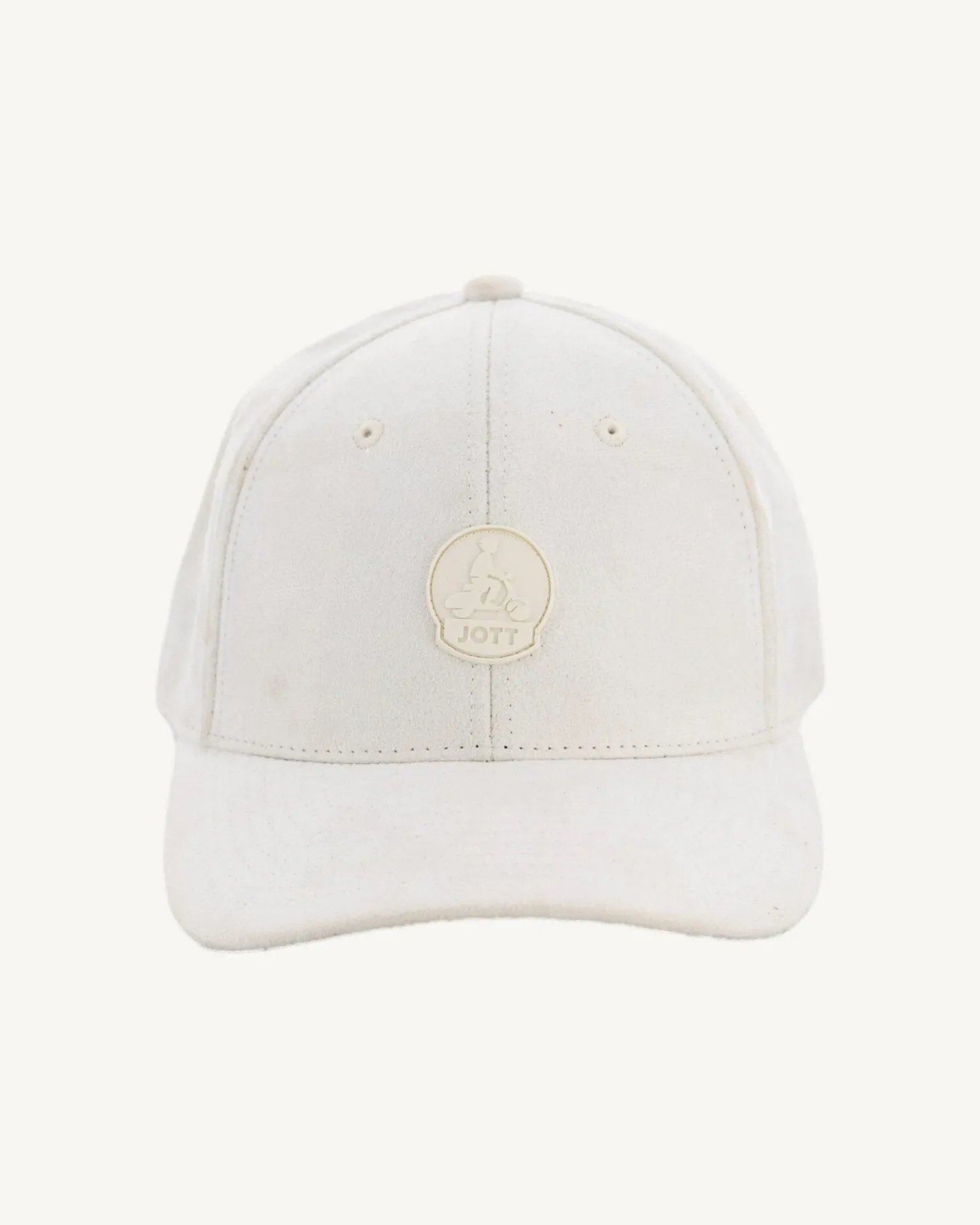 Accessoires-JOTT Casquette Effet Peau De Peche Ecru Sky 895 Off-White