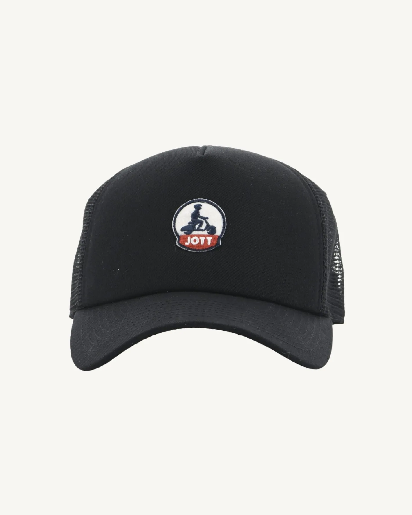 Accessoires-JOTT Casquette En Coton Et Mesh Noir Rise 999 Black