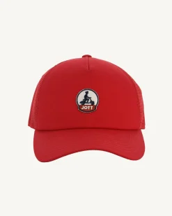Accessoires-JOTT Casquette En Coton Et Mesh Rouge Rise 300 Red