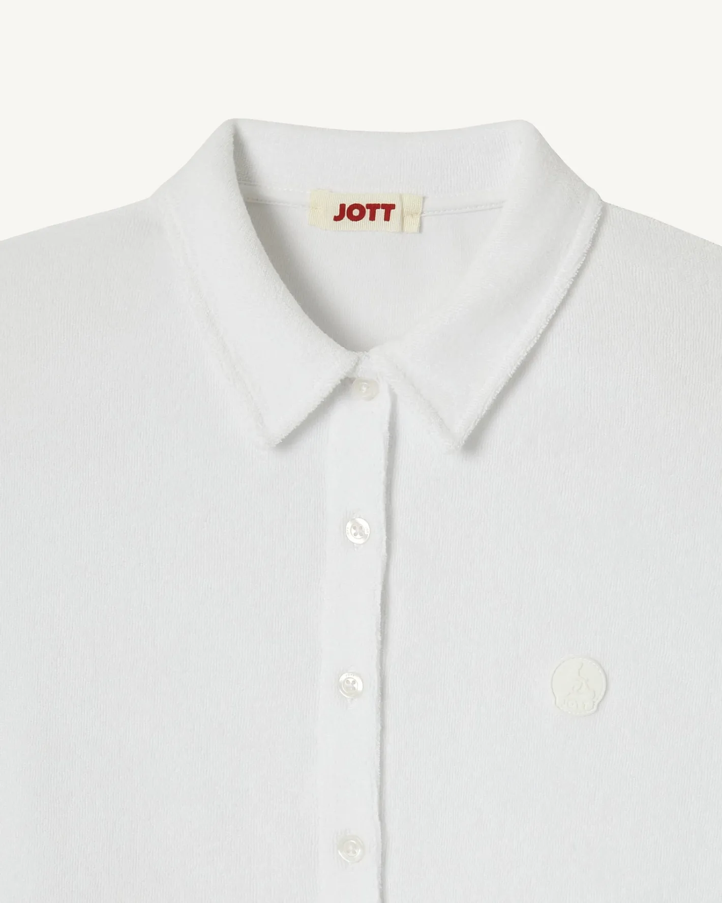 Kleding-JOTT Chemise Courte Eponge Blanc Nova 901 Blanc