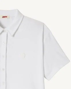 Kleding-JOTT Chemise Courte Eponge Blanc Nova 901 Blanc