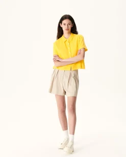 Kleding-JOTT Chemise Courte Eponge Citron Nova 631 Lemon