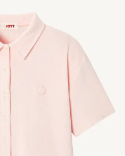 Kleding-JOTT Chemise Courte Eponge Rose Clair Nova 463 Soft Pink