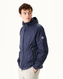Donzen Jassen & Jacks-JOTT Coupe-Vent A Capuche Marine Mistral 104 Navy