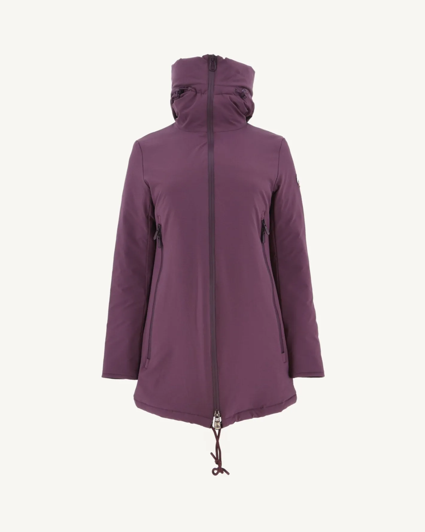Donzen Jassen & Jacks-JOTT Doudoune A Capuche Aubergine Siberie 461 Aubergine