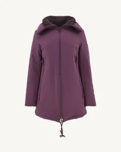 Donzen Jassen & Jacks-JOTT Doudoune A Capuche Aubergine Siberie 461 Aubergine