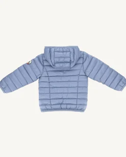 Baby-JOTT Doudoune A Capuche Bebe Bleu Delave Camille 182 Bleu Delave