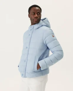 Donzen Jassen & Jacks-JOTT Doudoune A Capuche Bleu Clair Jorge 180 Soft Blue