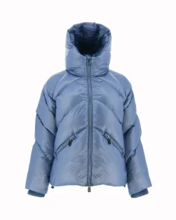 Donzen Jassen & Jacks-JOTT Doudoune A Capuche Bleu Delave Stellar 182 Bleu Delave