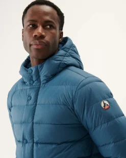 Donzen Jassen & Jacks-JOTT Doudoune A Capuche Bleu Jeans Jorge 140 Blue Jeans