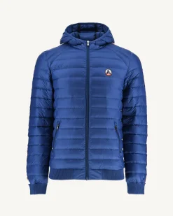 Donzen Jassen & Jacks-JOTT Doudoune A Capuche Dark Denim Colin 195 Dark Denim