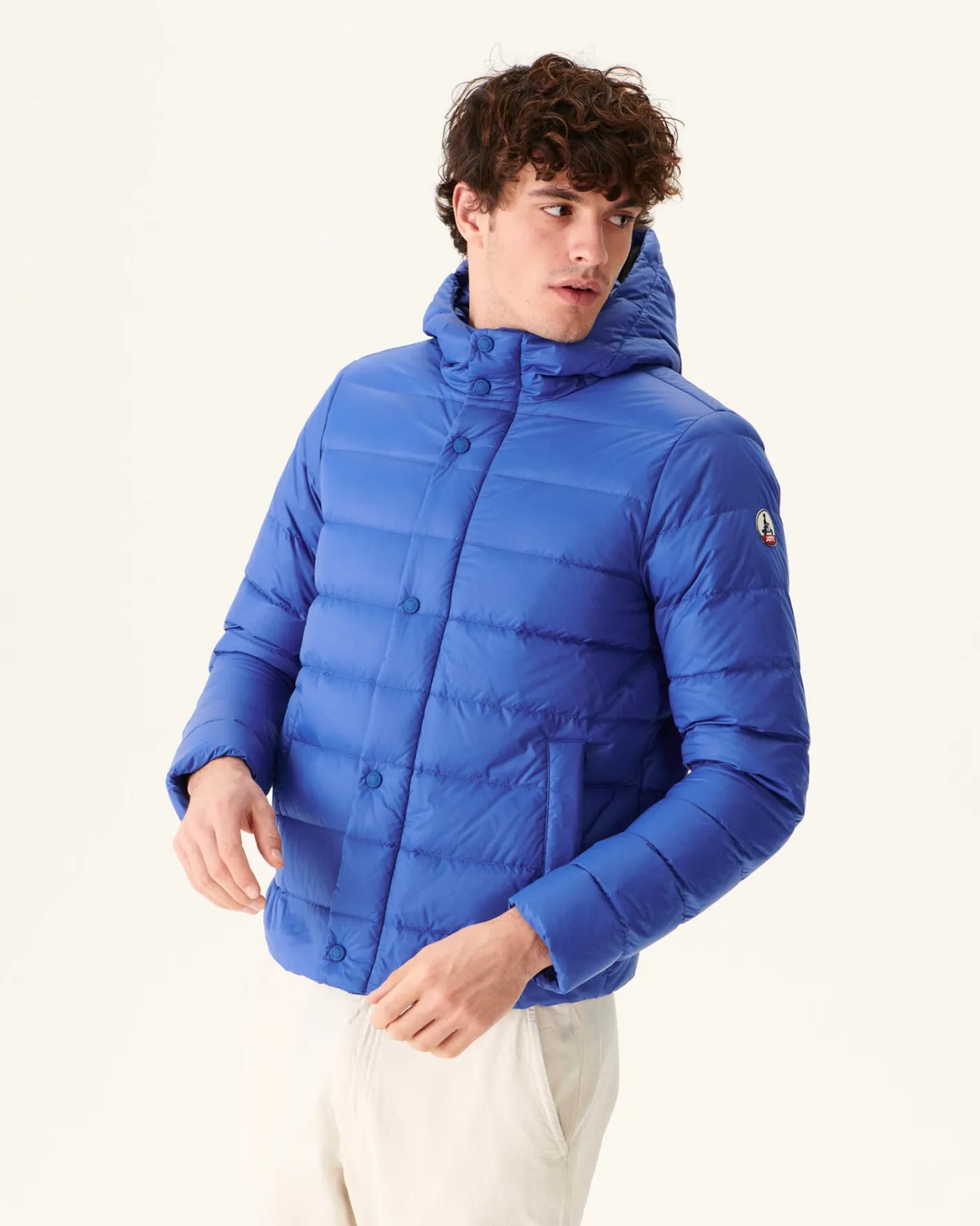 Donzen Jassen & Jacks-JOTT Doudoune A Capuche Dark Denim Jorge 195 Dark Denim