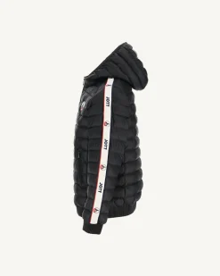 Donzen Jassen-JOTT Doudoune A Capuche Enfant Noir Ludo 999 Black