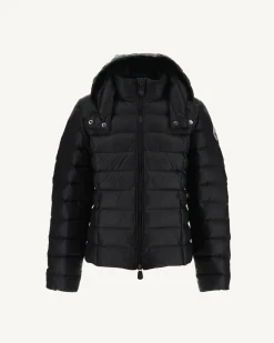 Donzen Jassen-JOTT Doudoune A Capuche Enfant Grand Froid Noir Opale 999 Black