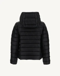 Donzen Jassen-JOTT Doudoune A Capuche Enfant Grand Froid Noir Opale 999 Black