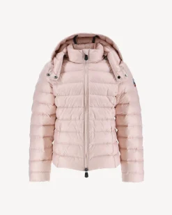 Donzen Jassen-JOTT Doudoune A Capuche Enfant Grand Froid Rose Pale Opale 471 Rose Pale