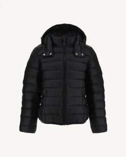 Donzen Jassen-JOTT Doudoune A Capuche Enfant Grand Froid Noir Gold 999 Black