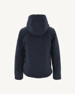 Donzen Jassen-JOTT Doudoune A Capuche Enfant Marine Ghiaccio 104 Marine