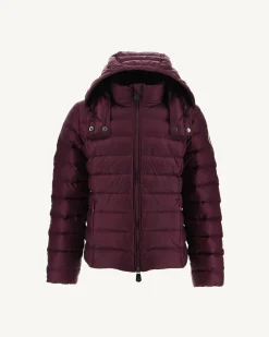Donzen Jassen-JOTT Doudoune A Capuche Enfant Grand Froid Aubergine Opale 461 Aubergine