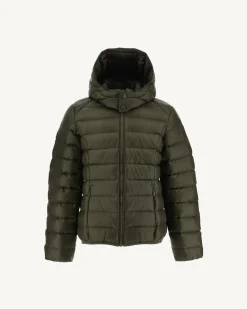 Donzen Jassen-JOTT Doudoune A Capuche Enfant Grand Froid Army Gold 255 Army