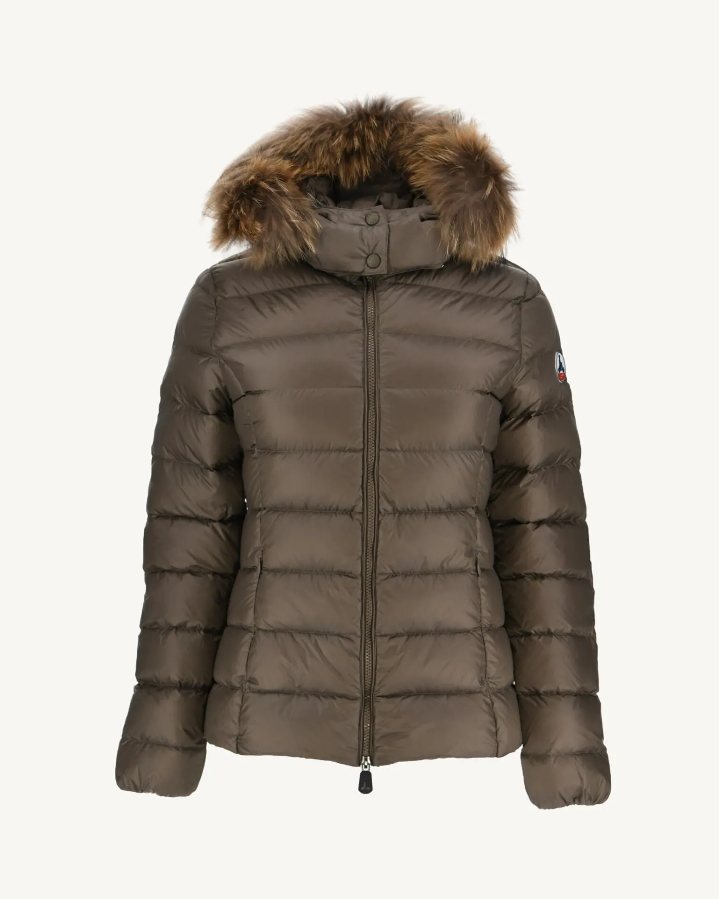 Donzen Jassen & Jacks-JOTT Doudoune A Capuche Grand Froid Taupe Luxe 808 Taupe