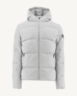 Donzen Jassen & Jacks-JOTT Doudoune A Capuche Grand Froid Gris Clair Toledo 532 Soft Grey