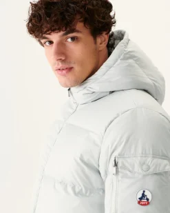 Donzen Jassen & Jacks-JOTT Doudoune A Capuche Grand Froid Gris Clair Toledo 532 Soft Grey