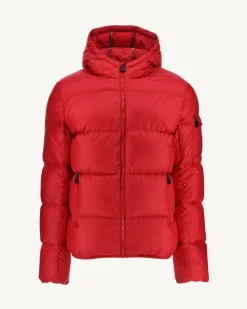Donzen Jassen & Jacks-JOTT Doudoune A Capuche Grand Froid Rouge Java 300 Red