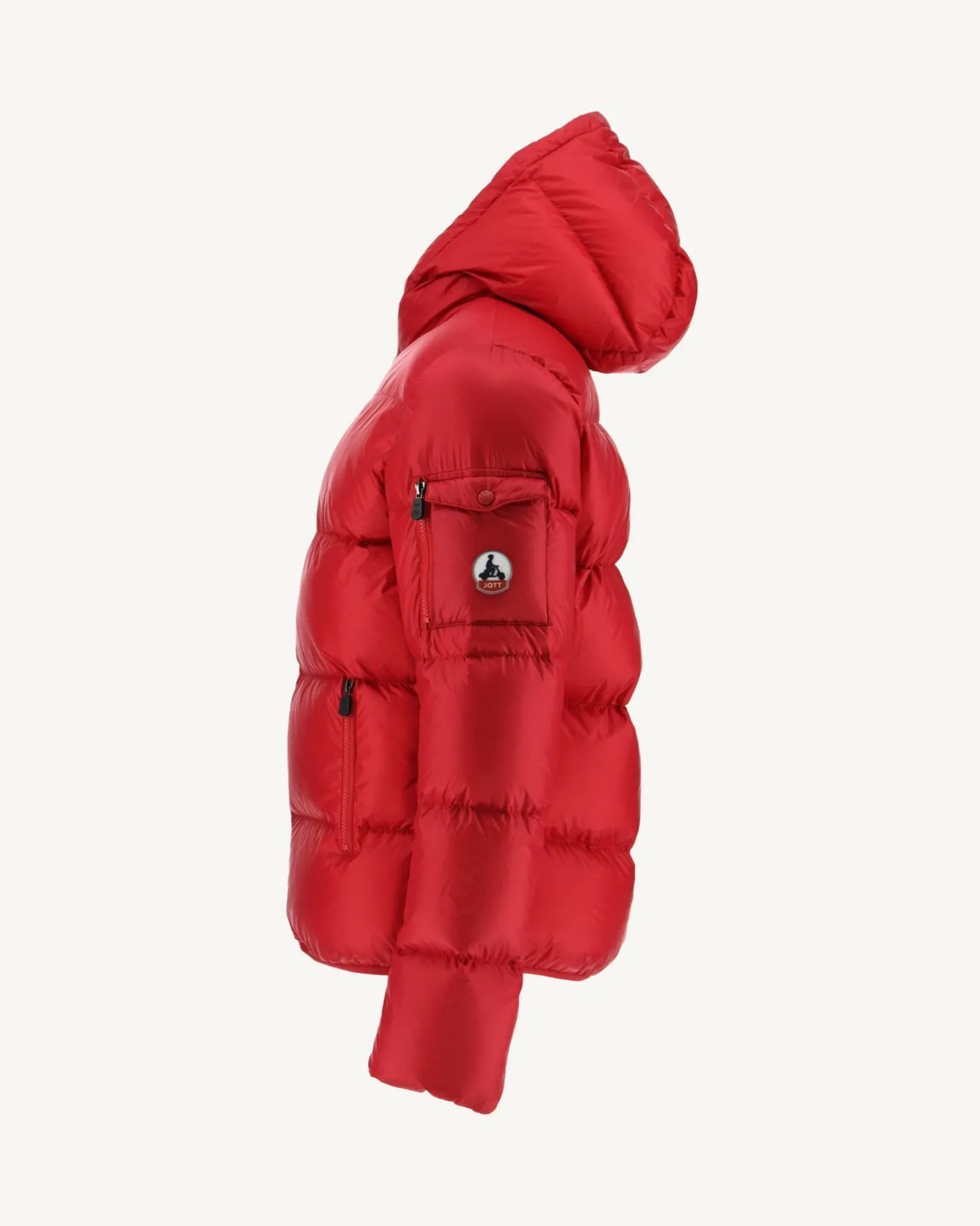 Donzen Jassen & Jacks-JOTT Doudoune A Capuche Grand Froid Rouge Java 300 Red