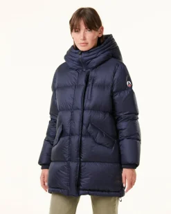 Donzen Jassen & Jacks-JOTT Doudoune A Capuche Grand Froid Marine Delhi 104 Marine