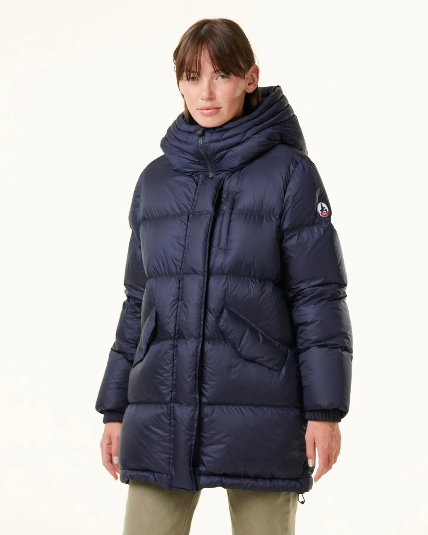 Donzen Jassen & Jacks-JOTT Doudoune A Capuche Grand Froid Marine Delhi 104 Marine