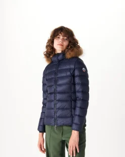Donzen Jassen & Jacks-JOTT Doudoune A Capuche Grand Froid Marine Luxe 104 Marine