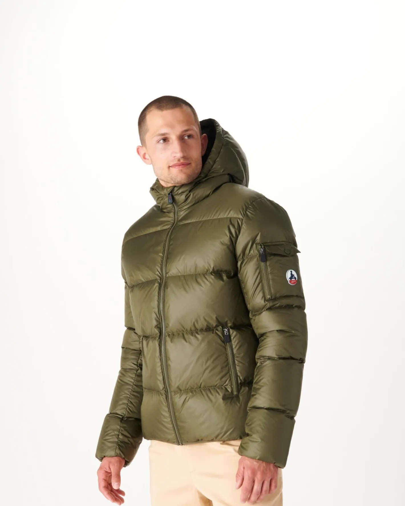 Donzen Jassen & Jacks-JOTT Doudoune A Capuche Grand Froid Army Java 255 Army