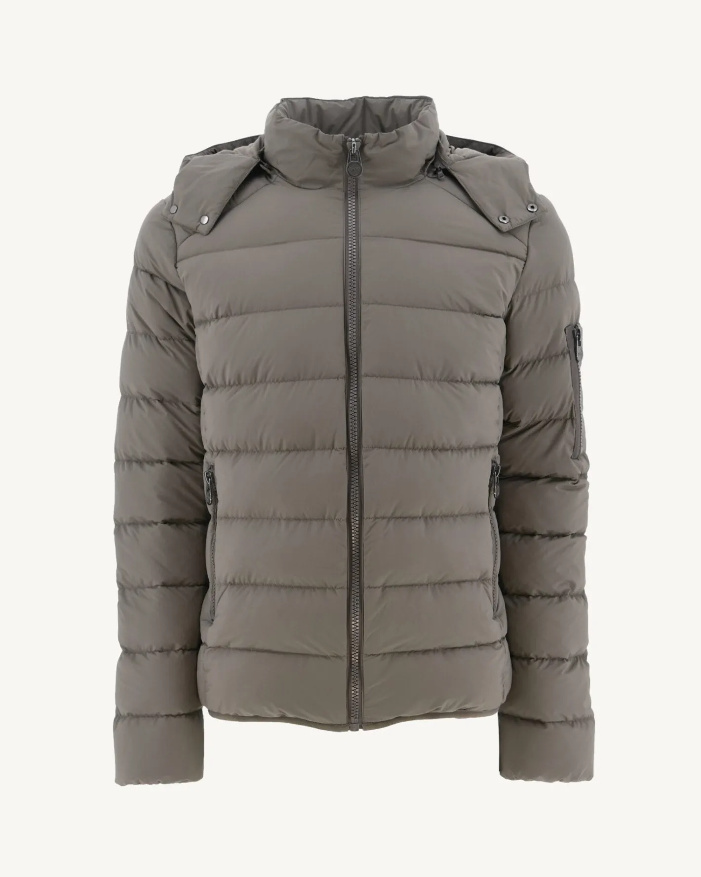 Donzen Jassen & Jacks-JOTT Doudoune A Capuche Grand Froid Taupe Adrien 808 Taupe