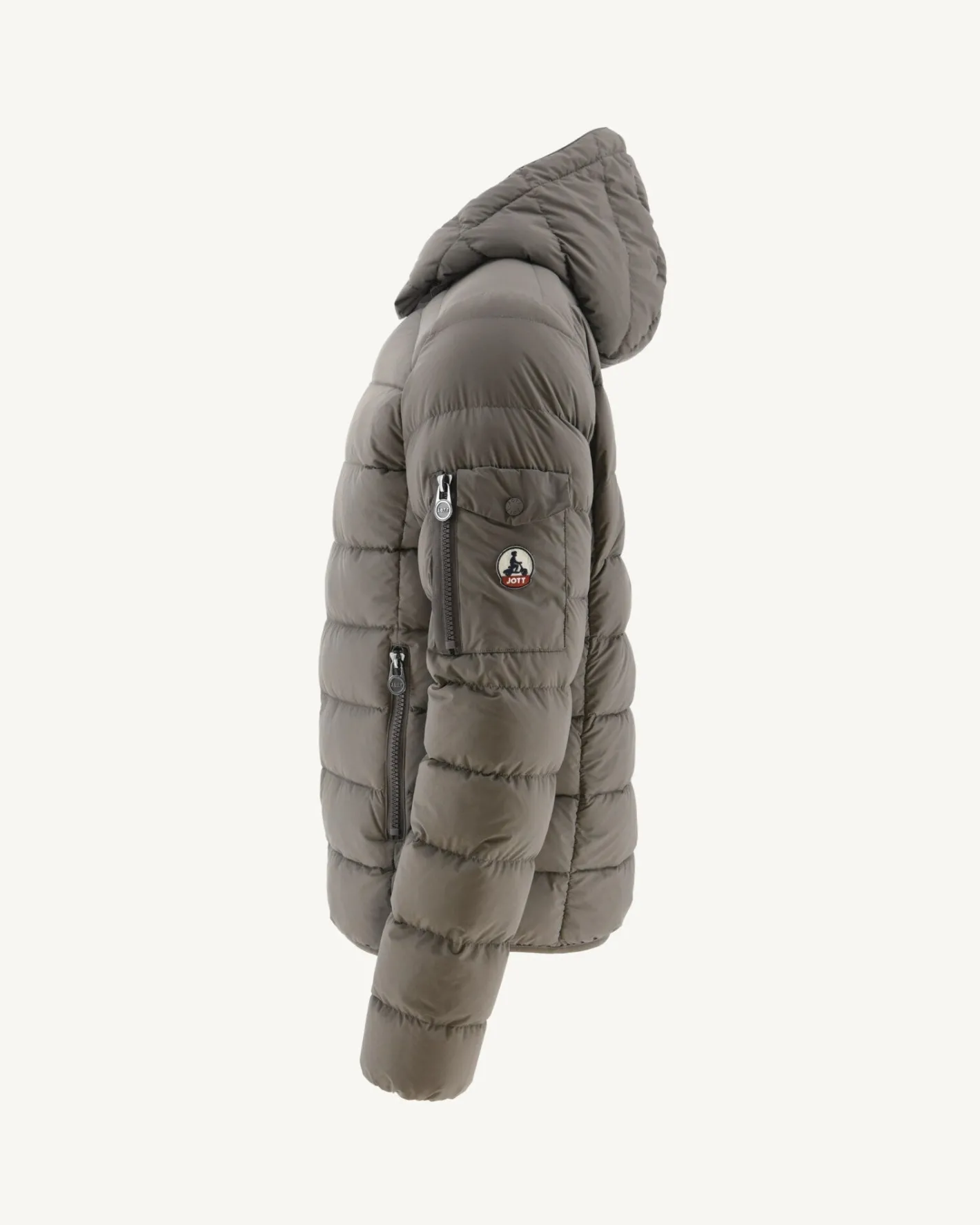 Donzen Jassen & Jacks-JOTT Doudoune A Capuche Grand Froid Taupe Adrien 808 Taupe