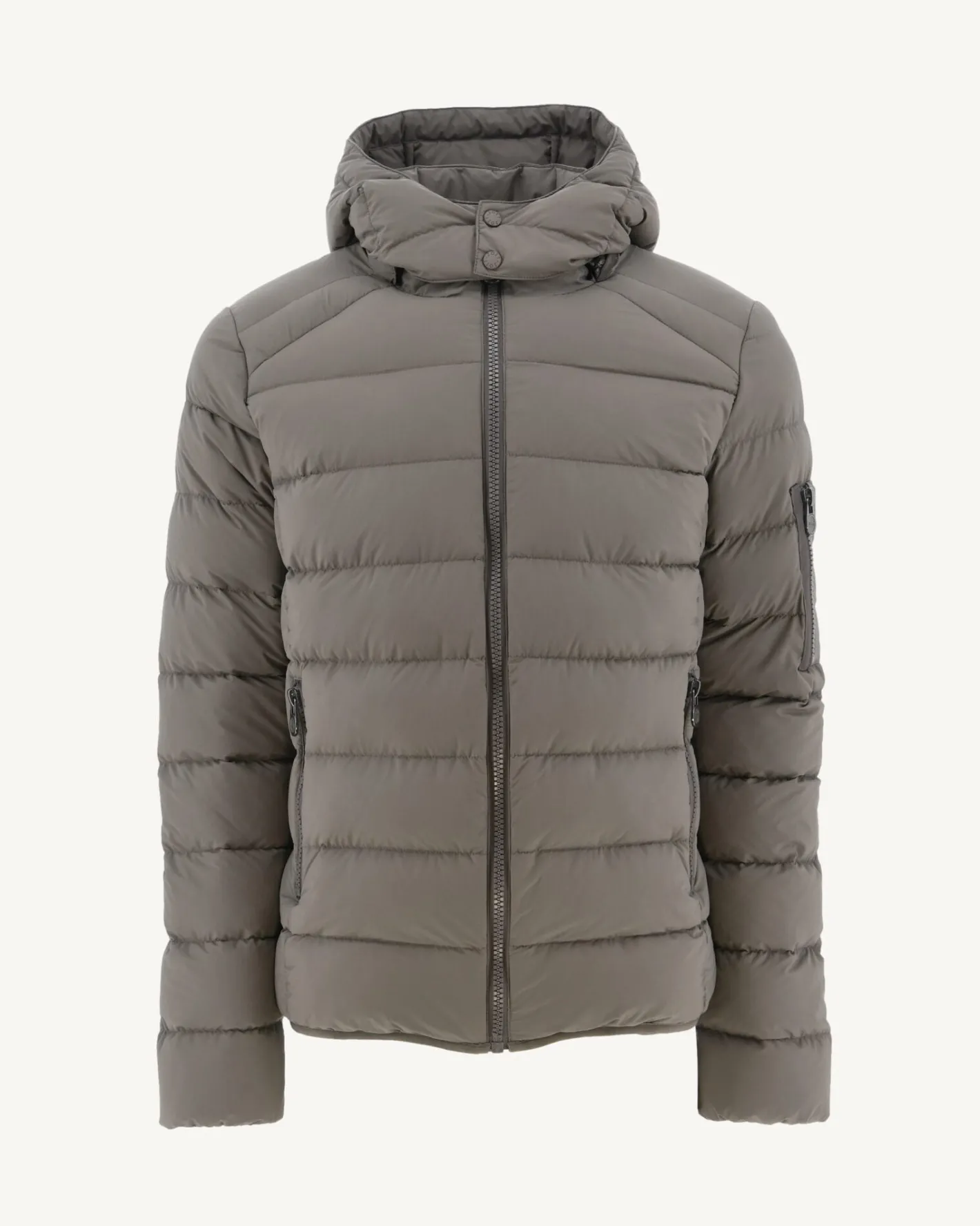 Donzen Jassen & Jacks-JOTT Doudoune A Capuche Grand Froid Taupe Adrien 808 Taupe
