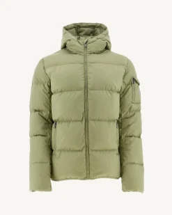 Donzen Jassen & Jacks-JOTT Doudoune A Capuche Grand Froid Kaki Clair Toledo 247 Bush