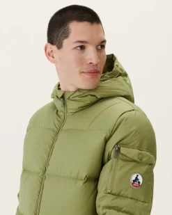 Donzen Jassen & Jacks-JOTT Doudoune A Capuche Grand Froid Kaki Clair Toledo 247 Bush