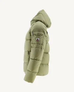 Donzen Jassen & Jacks-JOTT Doudoune A Capuche Grand Froid Kaki Clair Toledo 247 Bush