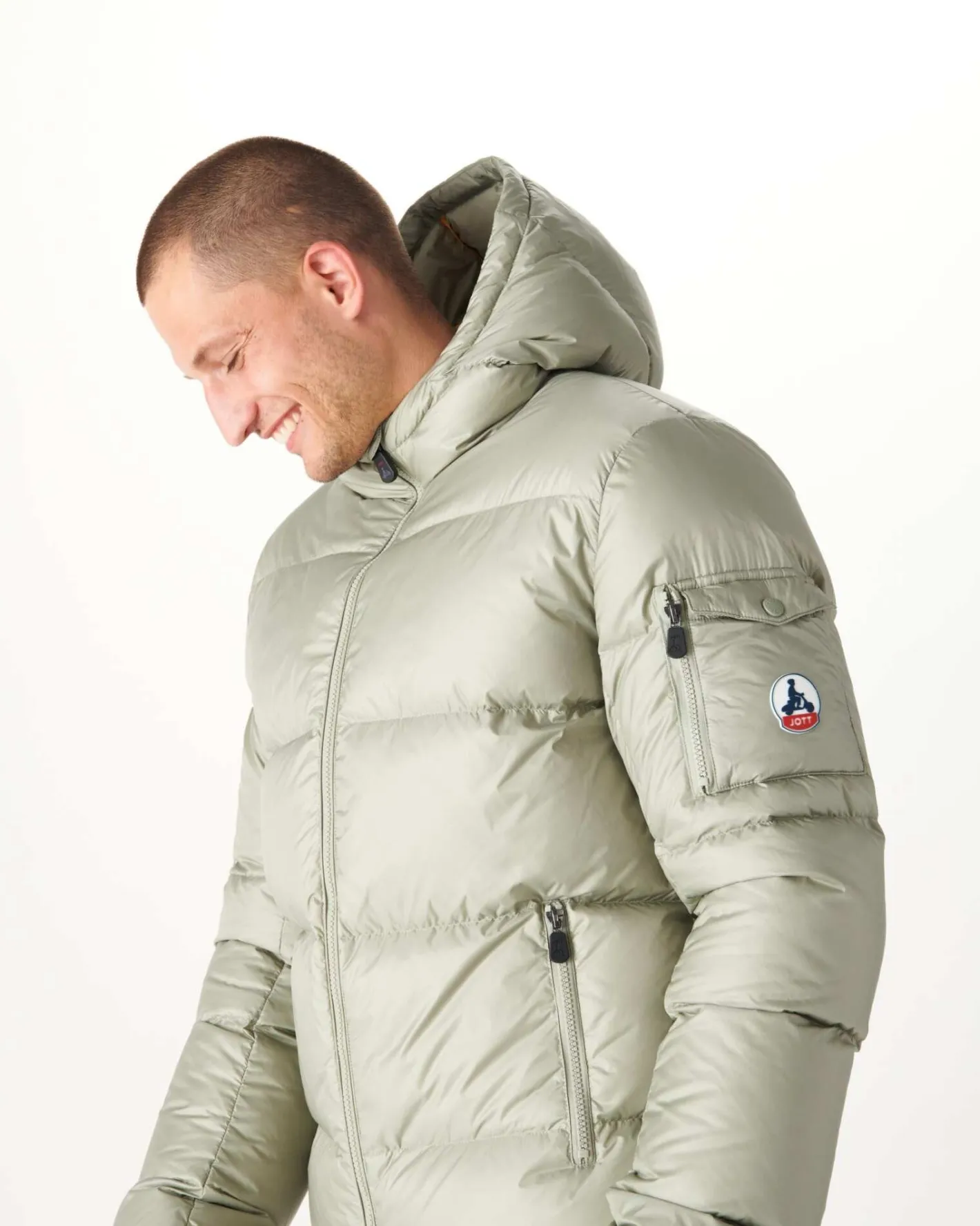 Donzen Jassen & Jacks-JOTT Doudoune A Capuche Grand Froid Sauge Java 826 Sauge