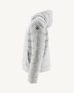 Donzen Jassen & Jacks-JOTT Doudoune A Capuche Gris Clair Jorge 532 Soft Grey