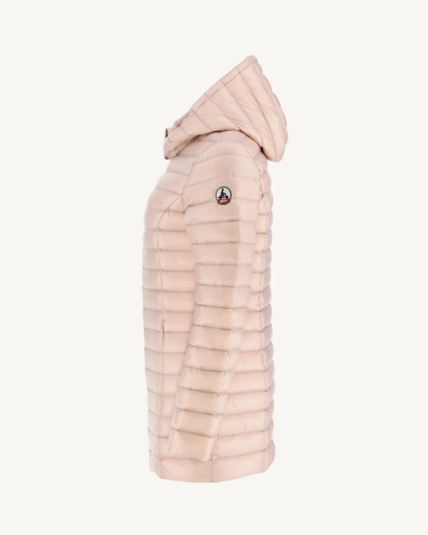 Donzen Jassen & Jacks-JOTT Doudoune A Capuche Rose Pale Nour 471 Rose Pale