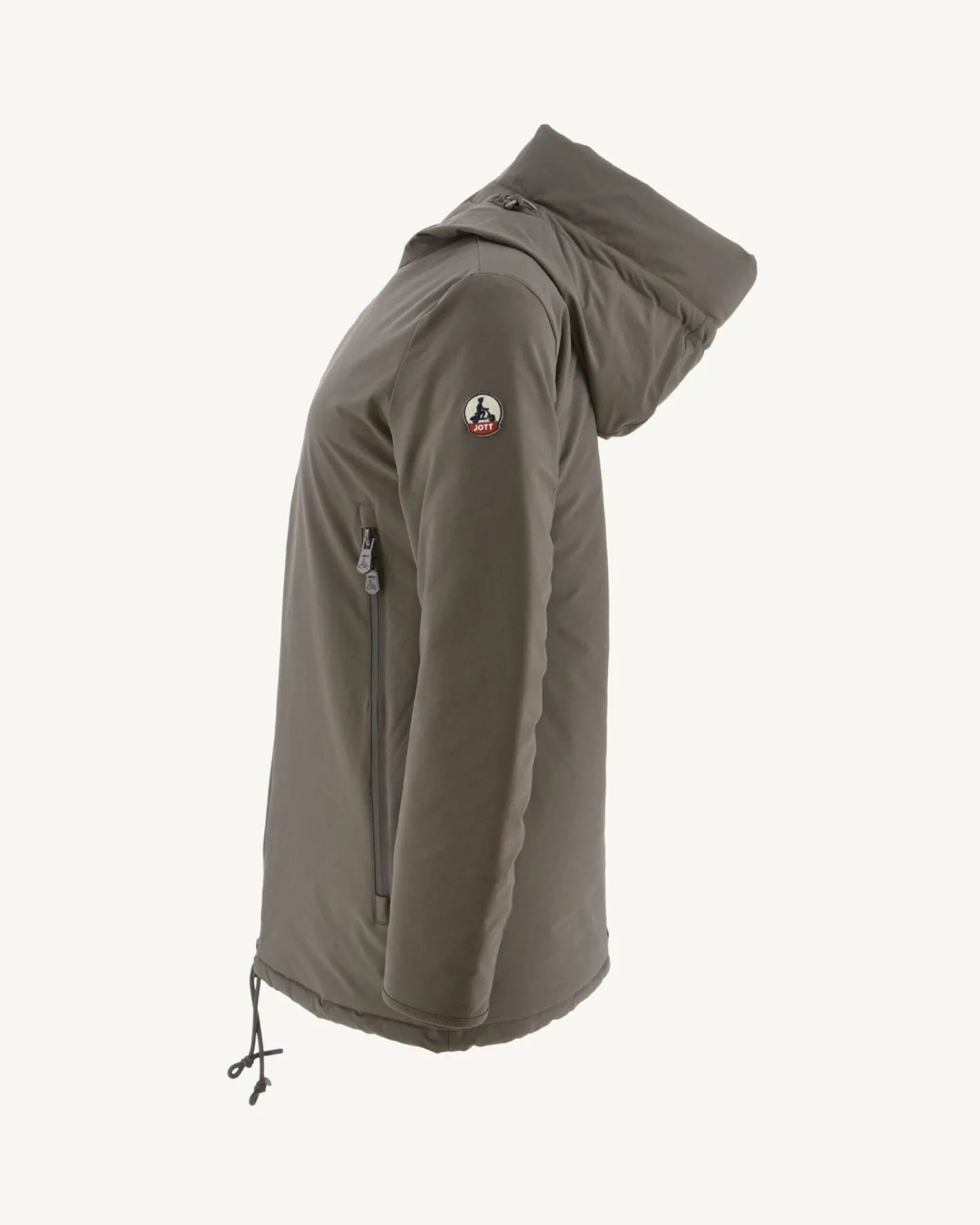 Donzen Jassen & Jacks-JOTT Doudoune A Capuche Taupe Siberie 808 Taupe