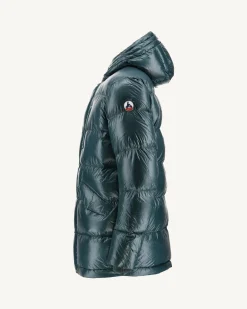 Donzen Jassen & Jacks-JOTT Doudoune A Capuche Vert Fonce Claus 203 Vert Fonce