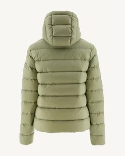 Donzen Jassen & Jacks-JOTT Doudoune Droite A Capuche Kaki Clair Jane 247 Bush