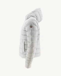 Donzen Jassen & Jacks-JOTT Doudoune Droite A Capuche Gris Clair Jane 532 Soft Grey