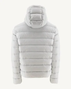 Donzen Jassen & Jacks-JOTT Doudoune Droite A Capuche Gris Clair Jane 532 Soft Grey