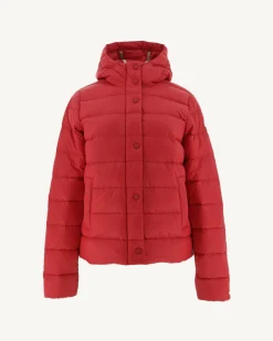 Donzen Jassen & Jacks-JOTT Doudoune Droite A Capuche Rouge Jane 300 Red